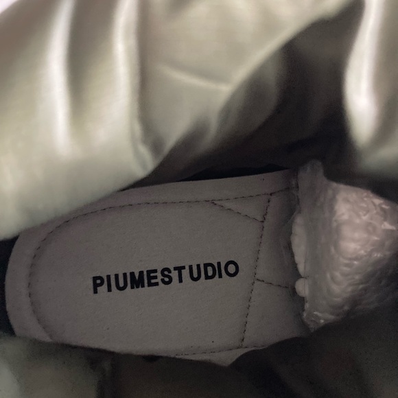 New Piumestudio Luna Military Nylon Pillow Puffy Slip On Booties Sz EUR40, US9.5 - Picture 12 of 15